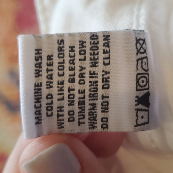 Velvet Heart Kitty Skinny Chewed Ankle Jeans in White Size 28 - Picture 7 of 7